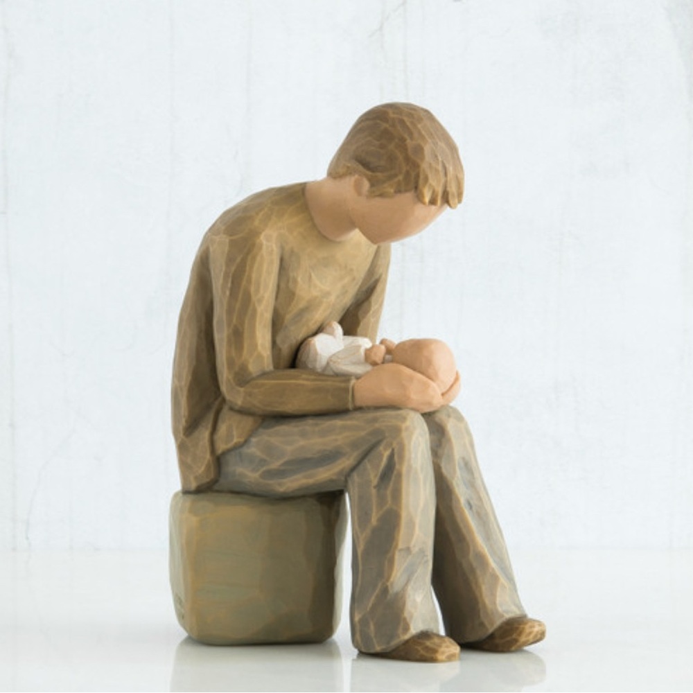 Willow Tree New Dad Figurine in Brown Box